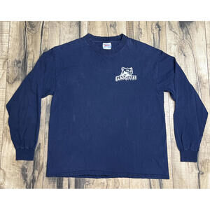 Vintage Penn State Nittany Lions Faded T-Shirt Large Long Sleeve NCAA Football.